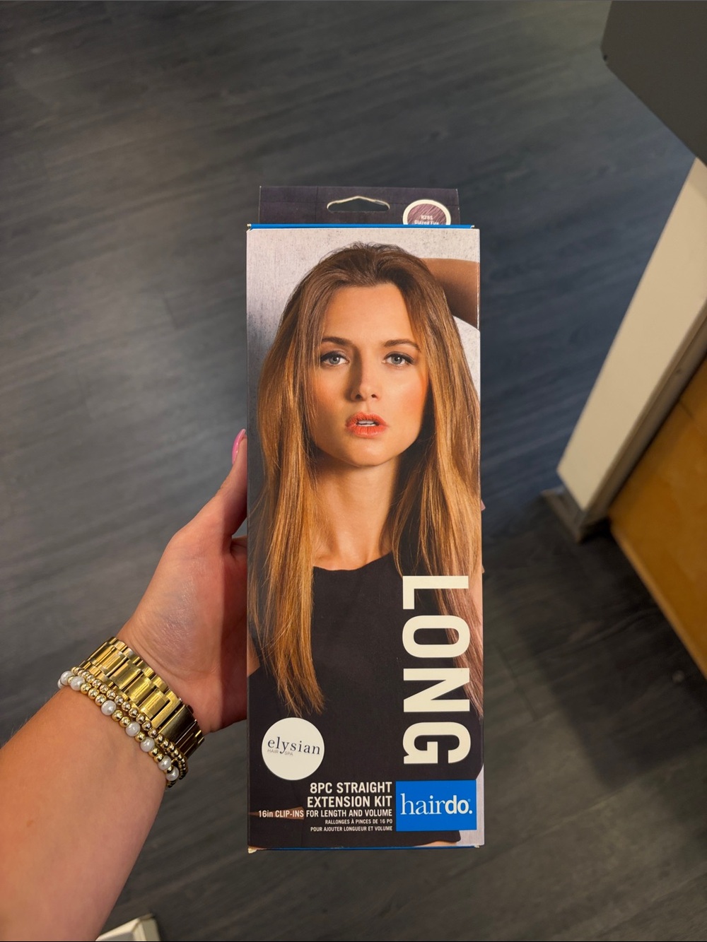 Long 8pc Straight Hair Extensions - Glazed Fire 16 inch